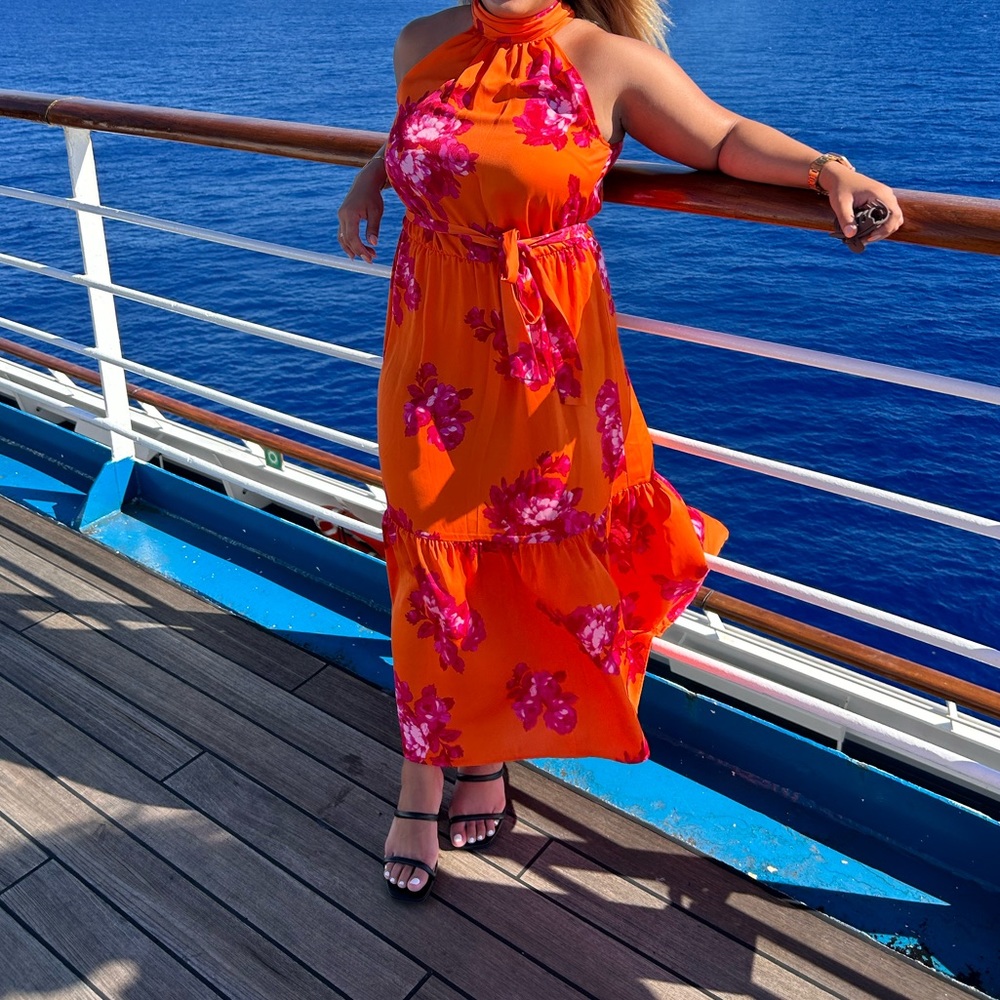 Floral maxi dress